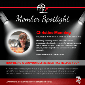 Christine Manning GroYourBiz Member Spotlight