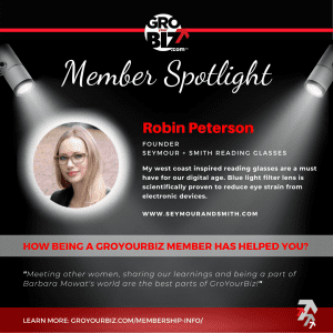 Robin Peterson GroYourBiz Member Spotlight