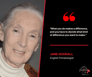 What you do makes a difference, and you have to decide what kind of difference you want to make - Jane Goodall